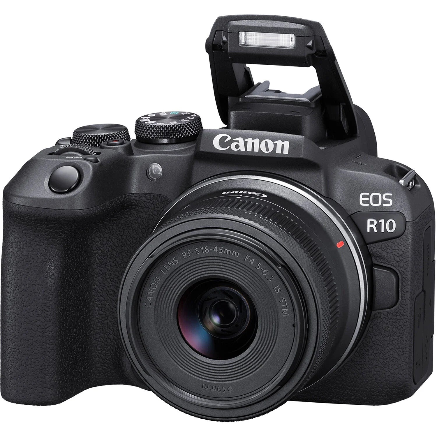 Canon EOS R10 Mirrorless Camera With RF-S 18-45mm f/4.5-6.3 IS STM And Canon RF-S 55-210mm f/5-7.1 IS STM Lens + 128 GB Memory + Extra Battery + Filters + More (33pc Bundle)