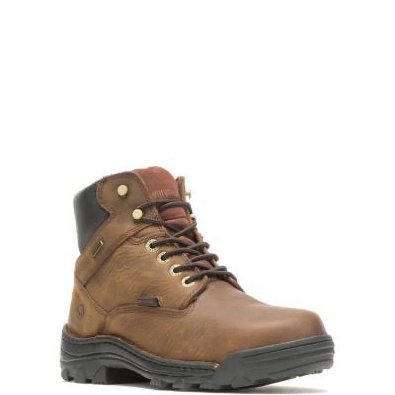Wolverine Durbin Waterproof 6" Steel-Toe Work Boot Men Brown