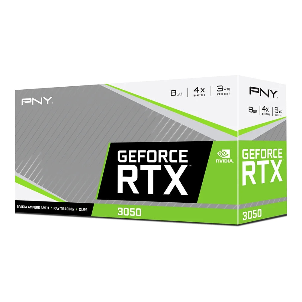 PNY GeForce RTX™ 3050 8GB VERTO Dual Fan Graphics Card