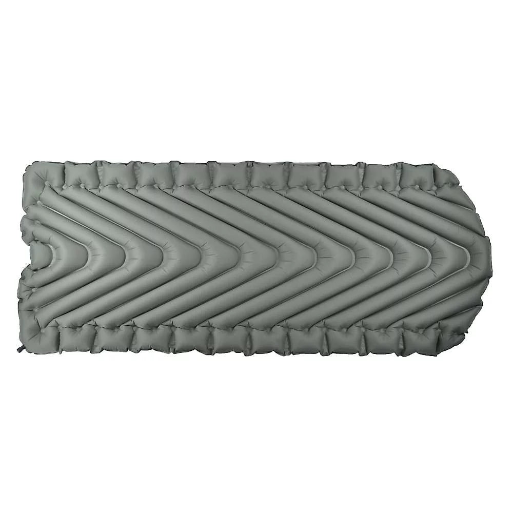Klymit Static V Luxe Sleeping Pad, 76x30x3in, Stone Gray