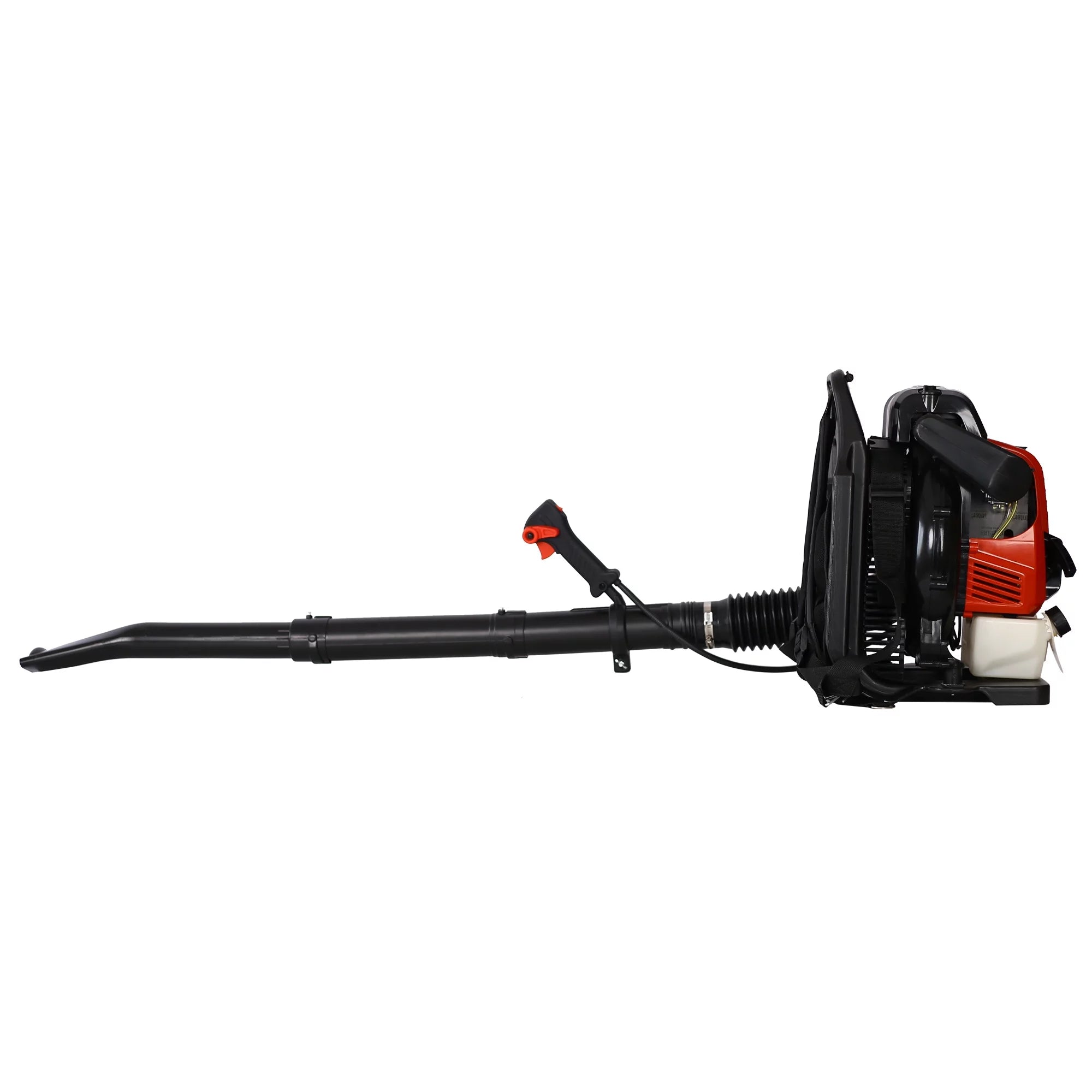 76cc gasoline backpack leaf blower 4 cycle engine gas powered with nozzle extension fow lawn care