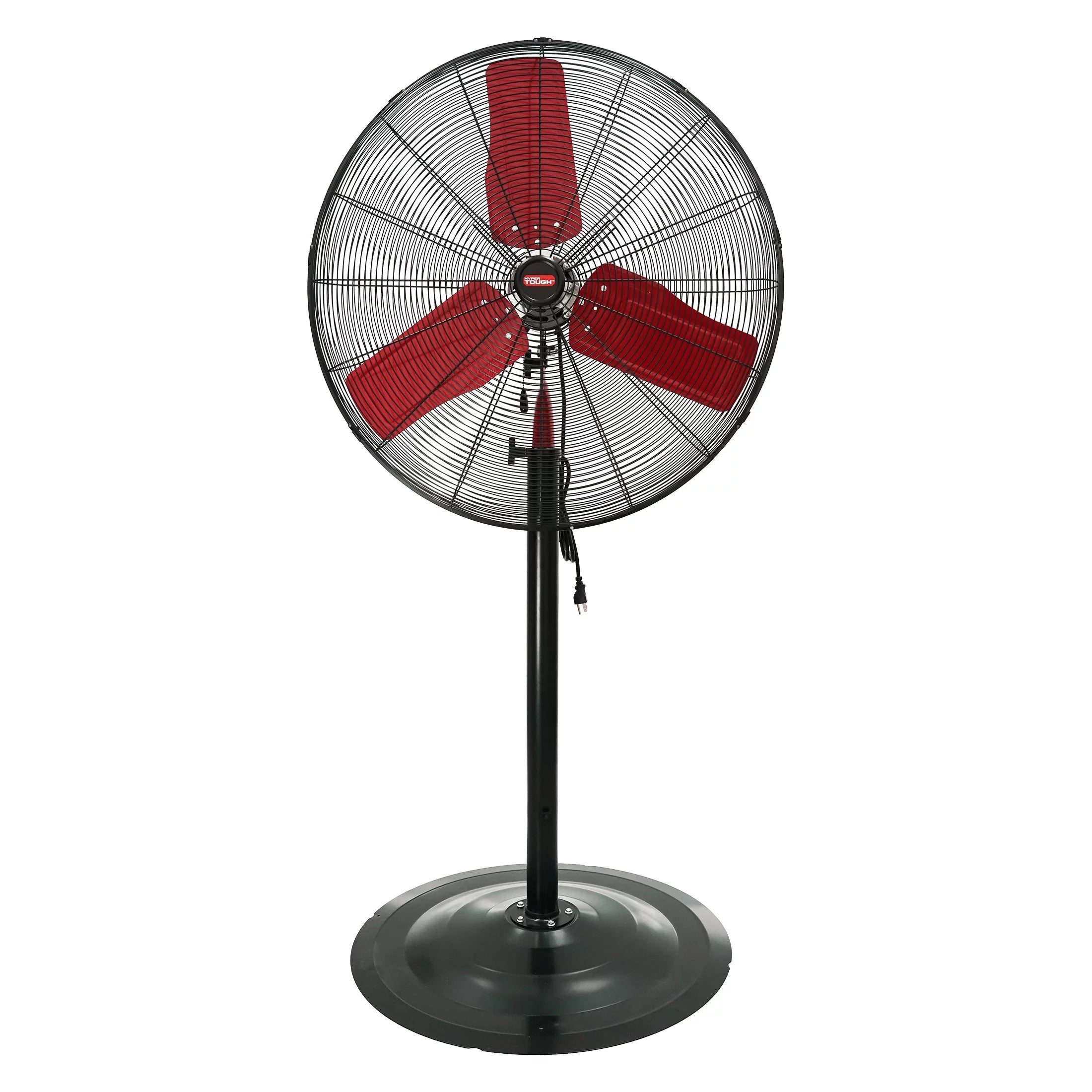 Hyper Tough New 30 inch Commercial & Industrial High Velocity Red and Black Stand Fan