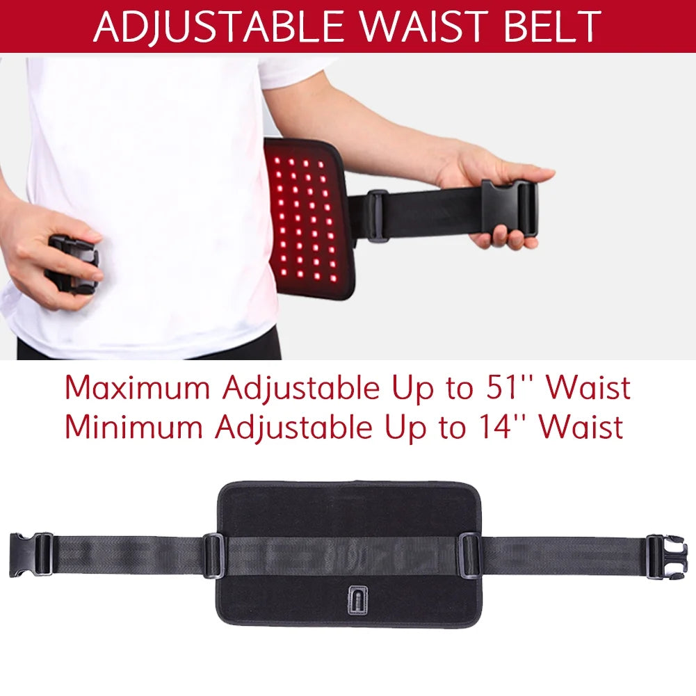 DGXINJUN Infrared Red Light Therap-y for Lower Back Muscle Relaxation with Pulse Mode Warming Device