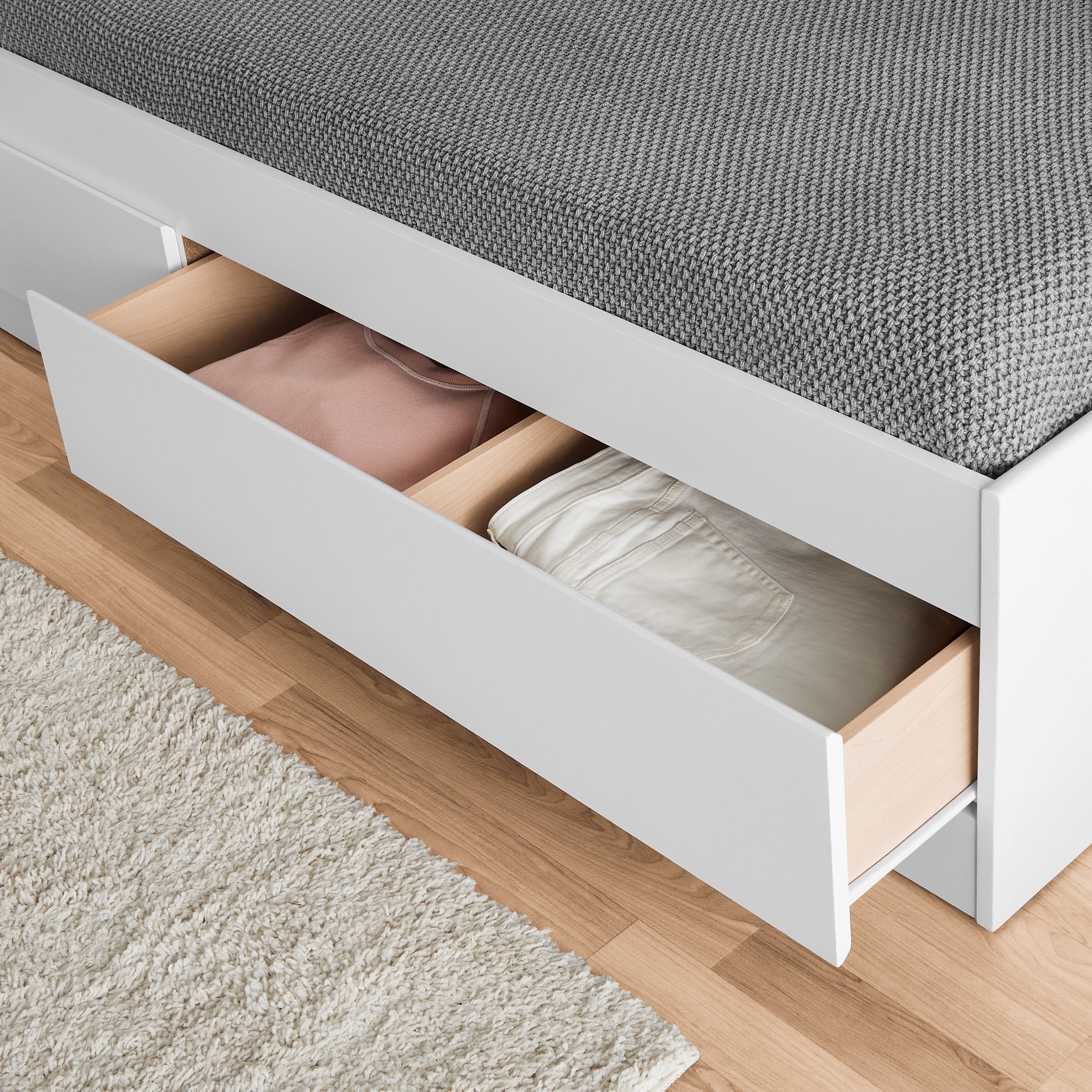 Your Zone Storage Bed with Bookcase Headboard, Twin, Espresso Finish