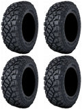 Full set of Kenda Klever X/T 27x9-14 and 27x11-14 ATV Tires (4)