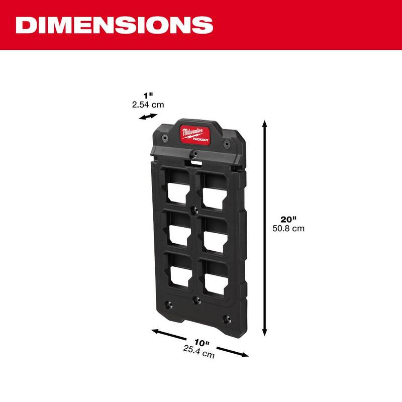 Packout Tool Station with Packout Compact Wall Plate