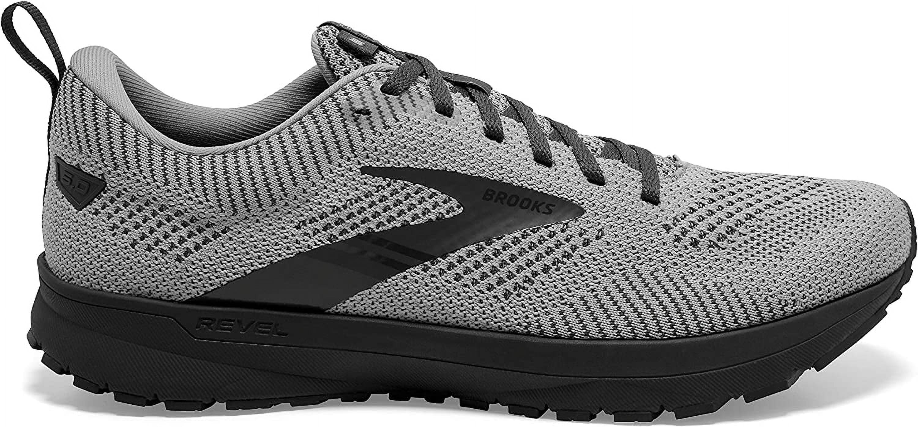 Brooks Revel 5 Mens Neutral Running Shoe Ebony/Alloy/Metallic 12