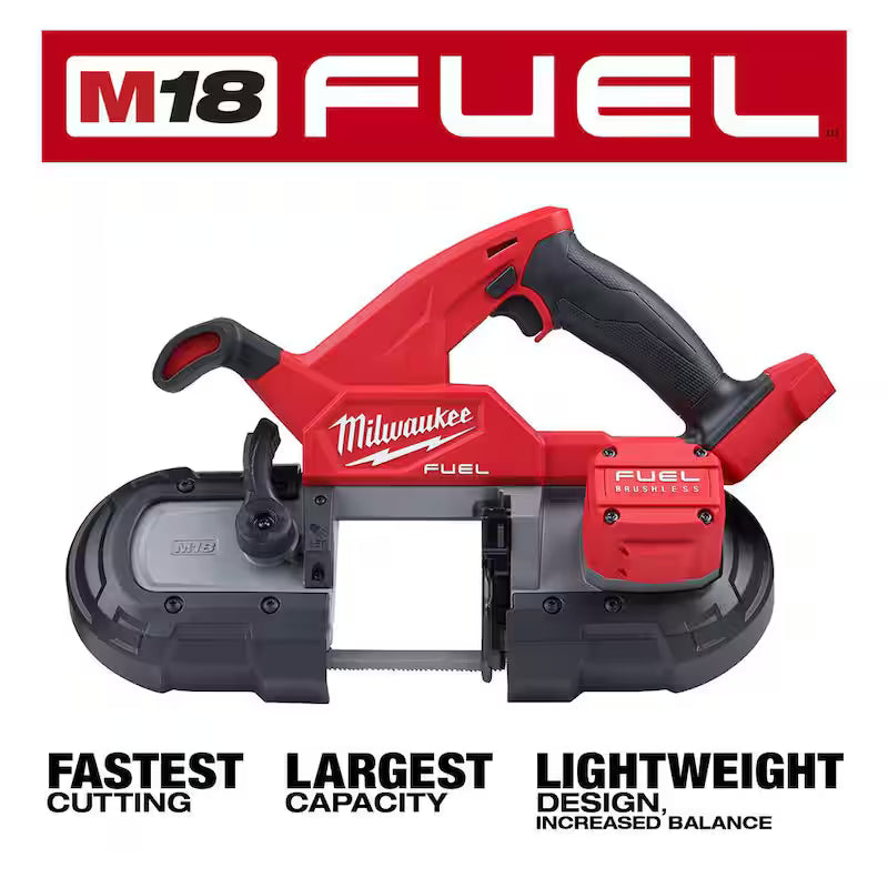 M18 18V Lithium-Ion 1/2 in. to 4 in. Force Logic 6 Ton Cordless Knockout Tool Kit with FUEL Bandsaw