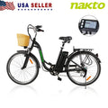 KTOEBYCO Electric Bike 350W for Adults 26"Tire,Shimano 6-Speed up to 22mph,36V10Ah Lithium Battery