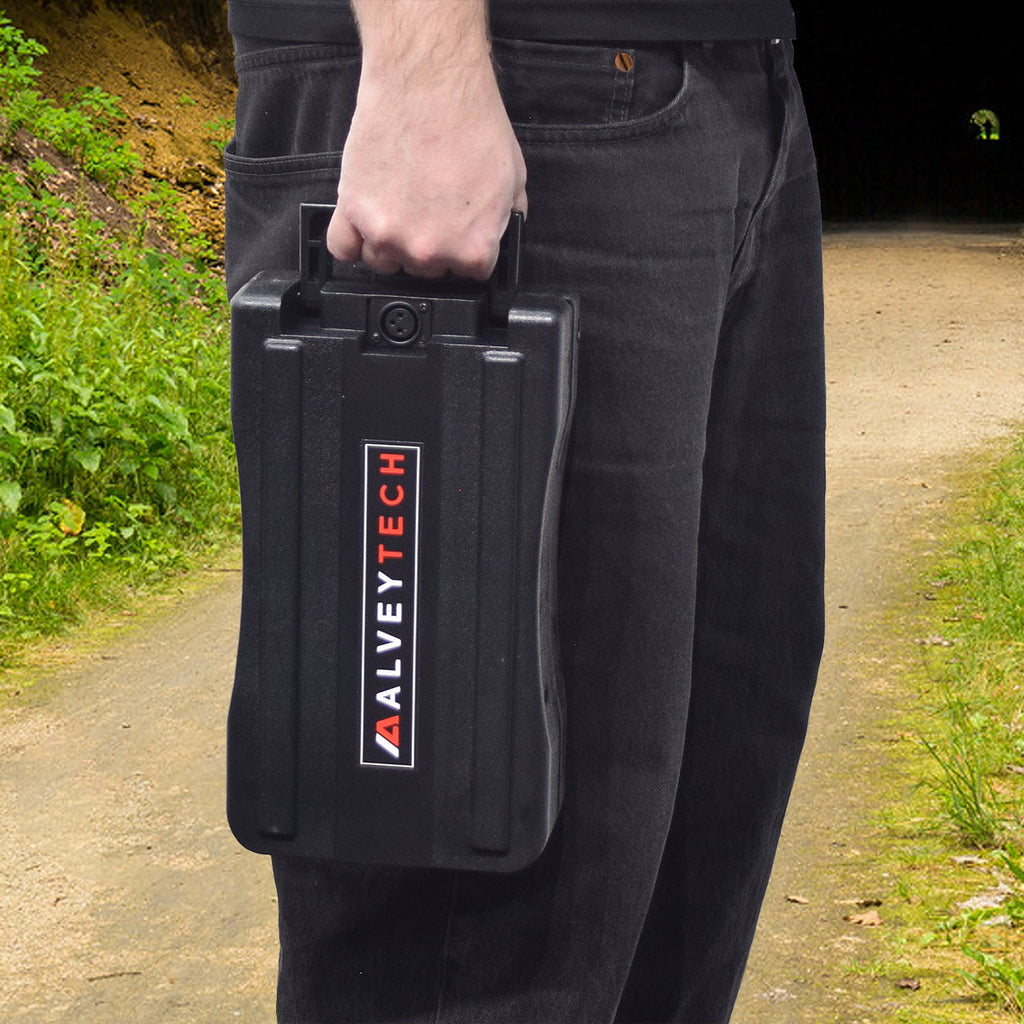 AlveyTech 24 Volt 10 Ah Rack Mount Battery Pack for Currie eZip and IZIP Electric Power Bike eBike