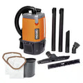 6 Qt. NXT Backpack Vacuum Cleaner with Filters and Locking Accessories for Dry Applications
