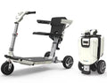 ATTO Deluxe FOLDING Lightweight Mobility Scooter New Moving Life FAA Compliant Travel Mobility Scooter, with Arm Rsts