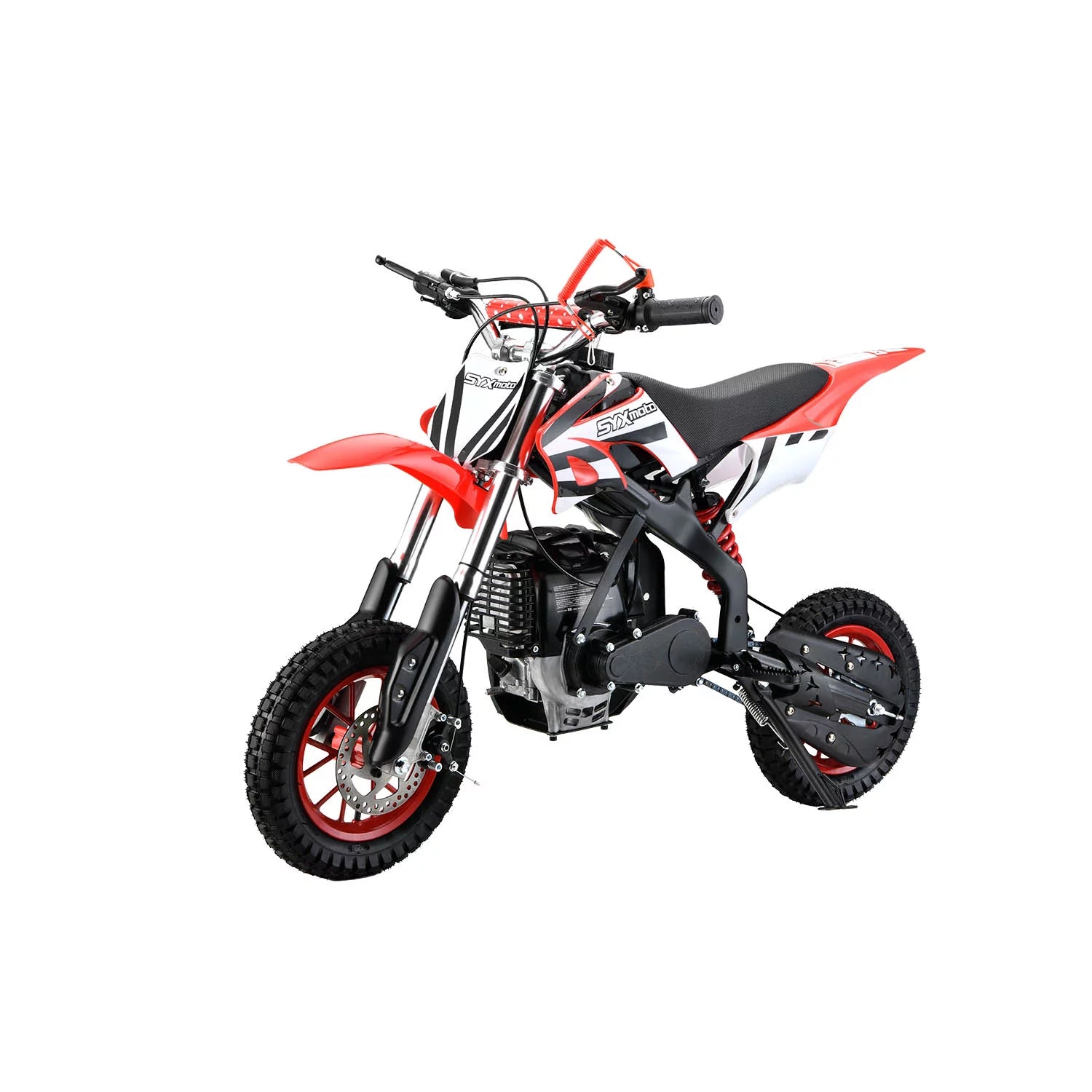 SYX MOTO MT-2 Gas Power 40cc 4 Stroke Kids Dirt Bike, Pull Start, Red, Brand New