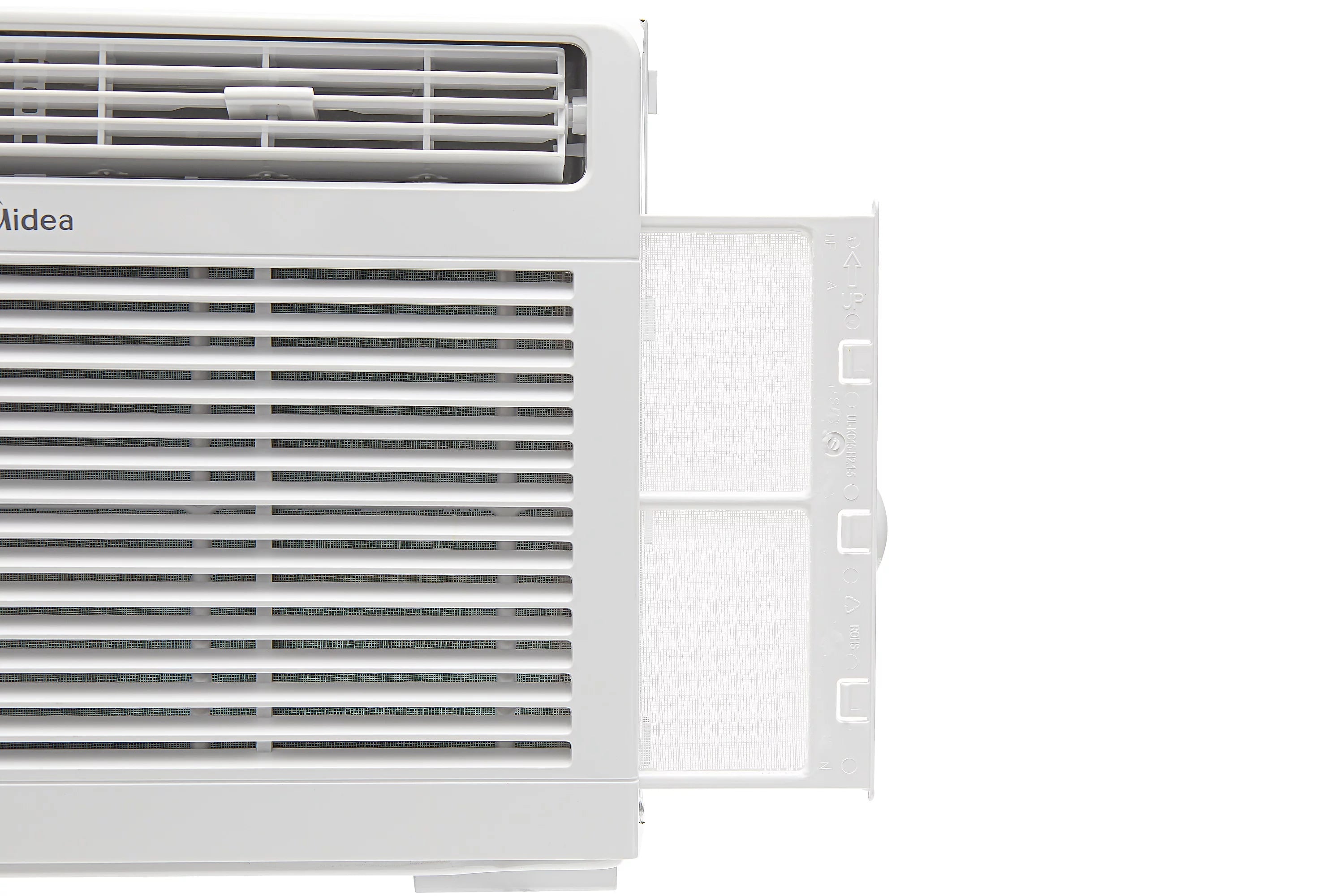 Midea 5,000 BTU 115V Window Air Conditioner with Comfort Sense Remote, up to 150 Sq. ft., Black, MAW05R1WWT-T