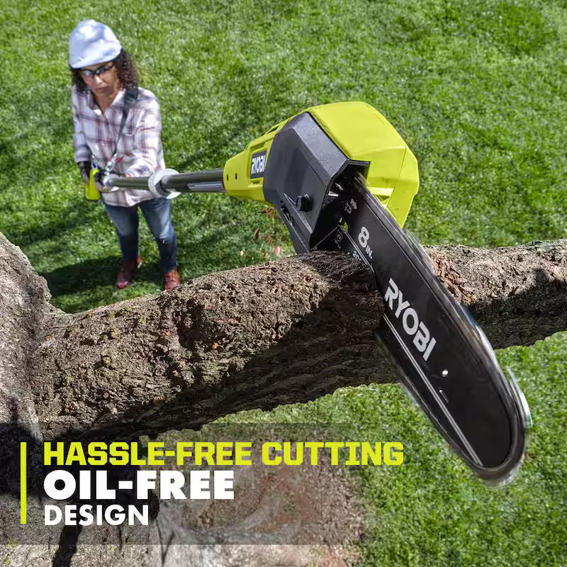 ONE+ 18V 8 in. Cordless Battery Pole Saw and 8 in. Pruning Saw Combo Kit with 2.0 Ah Battery and Charger