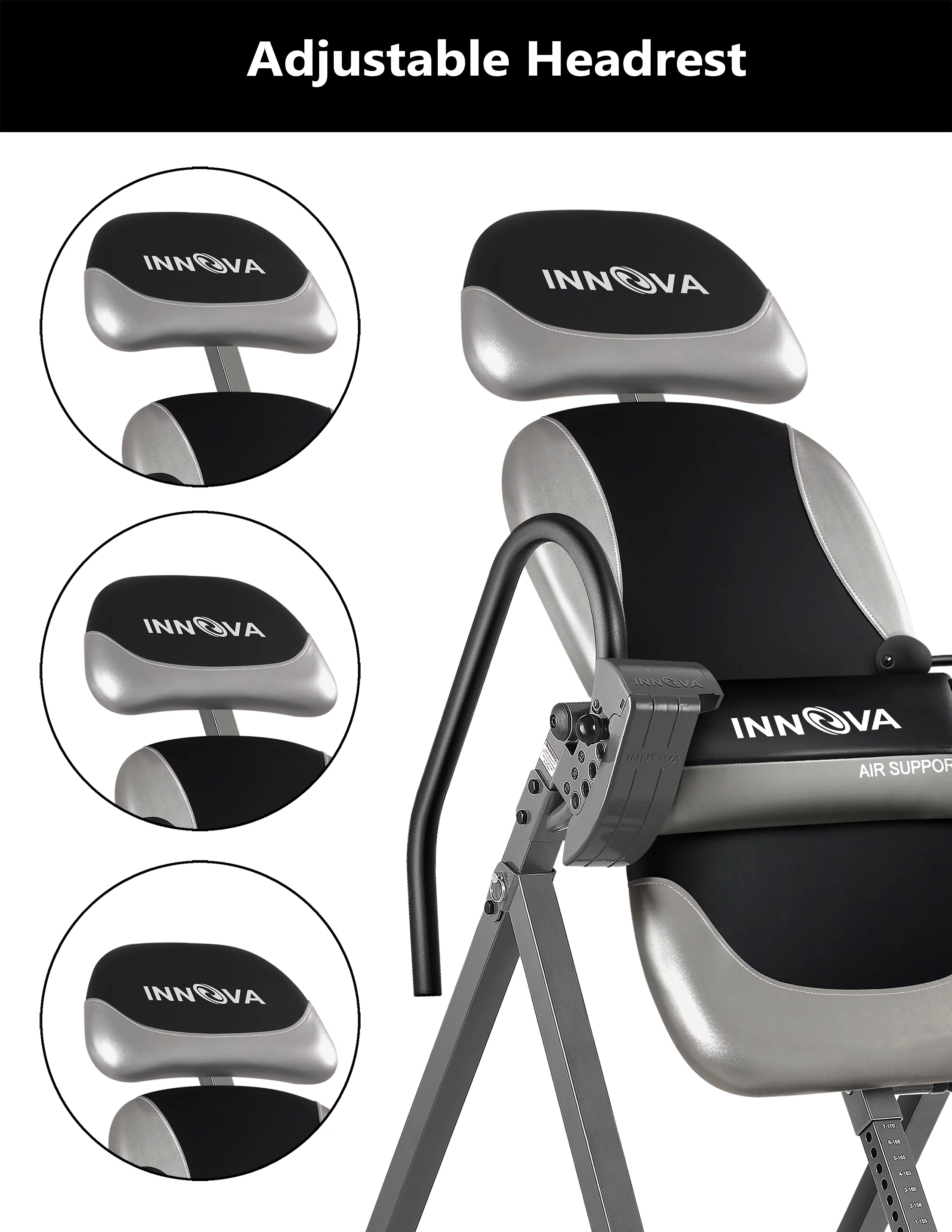 Innova ITX9900 Heavy Duty Inversion Table with Air Lumbar Support