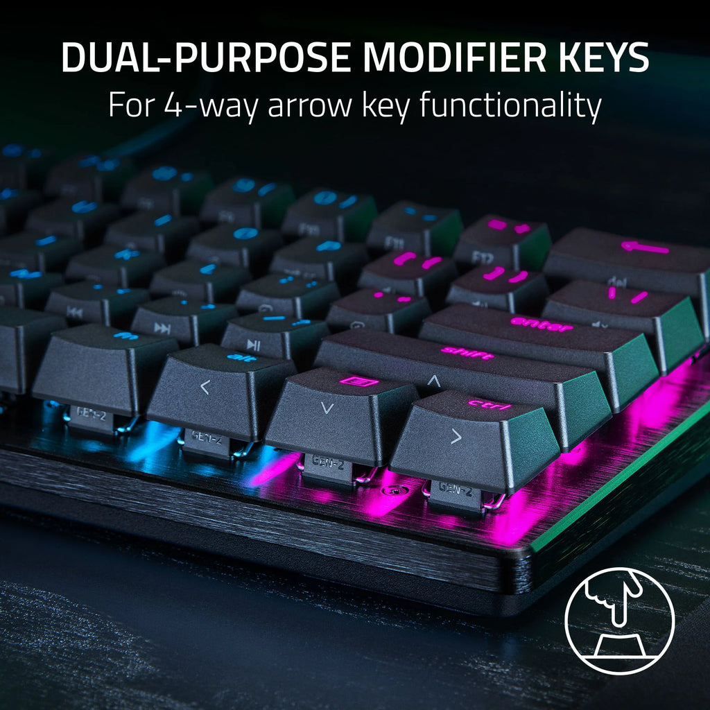 Razer Huntsman V3 Pro Mini 60% Analog Optical Esports Keyboard, RGB Chroma, Black