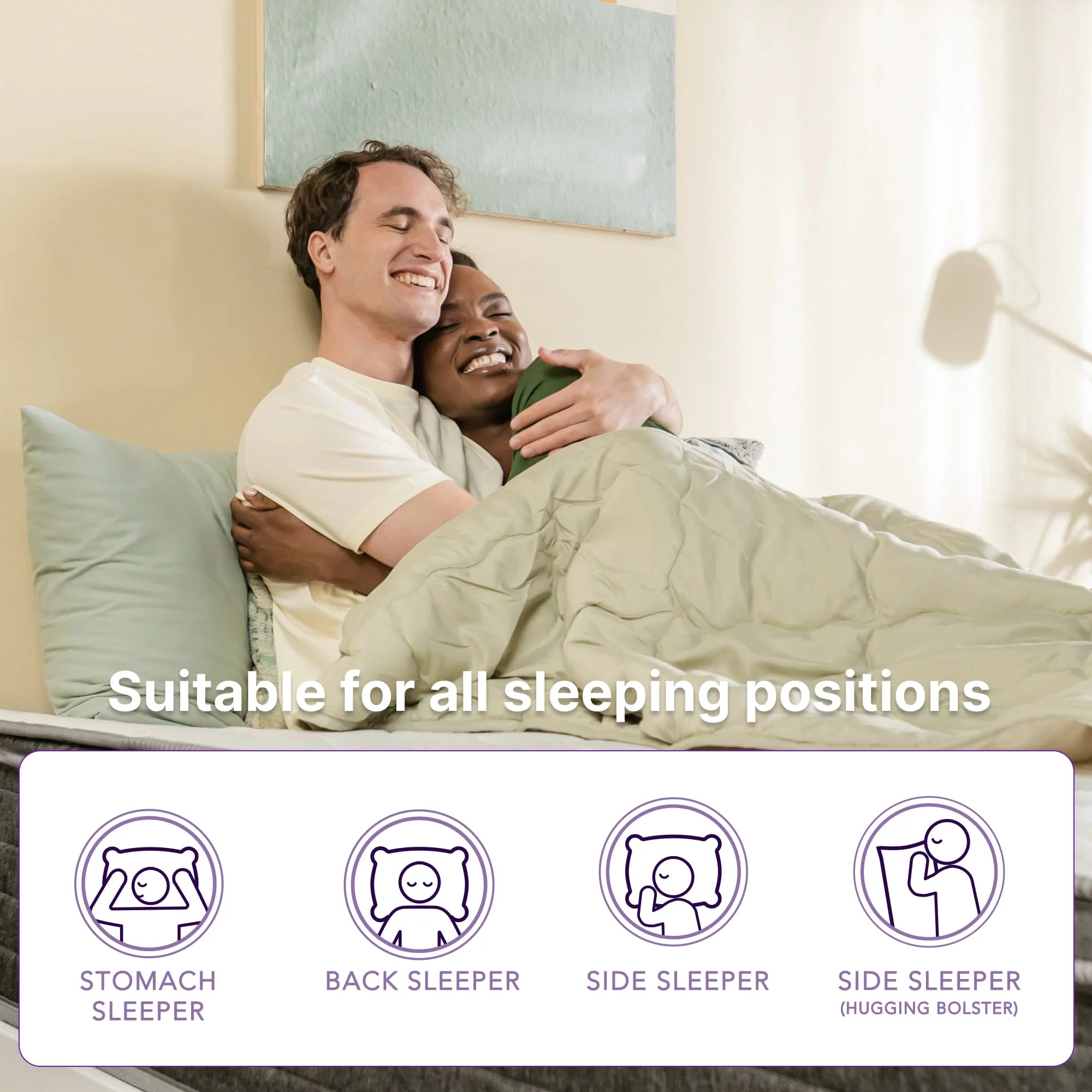 NapQueen Victoria 12" Medium Firm, Hybrid of Cooling Gel Infused Memory Foam and Pocket Spring Mattress, Queen Size