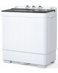 Zimtown Portable Washing Machine, 26 Lbs Semi-automatic Twin Tub Washing Machine with Wash and Cycle Combo, Built-in Drain Pump, Laundry Washer for Apartment, Dorm, College Room, RV's