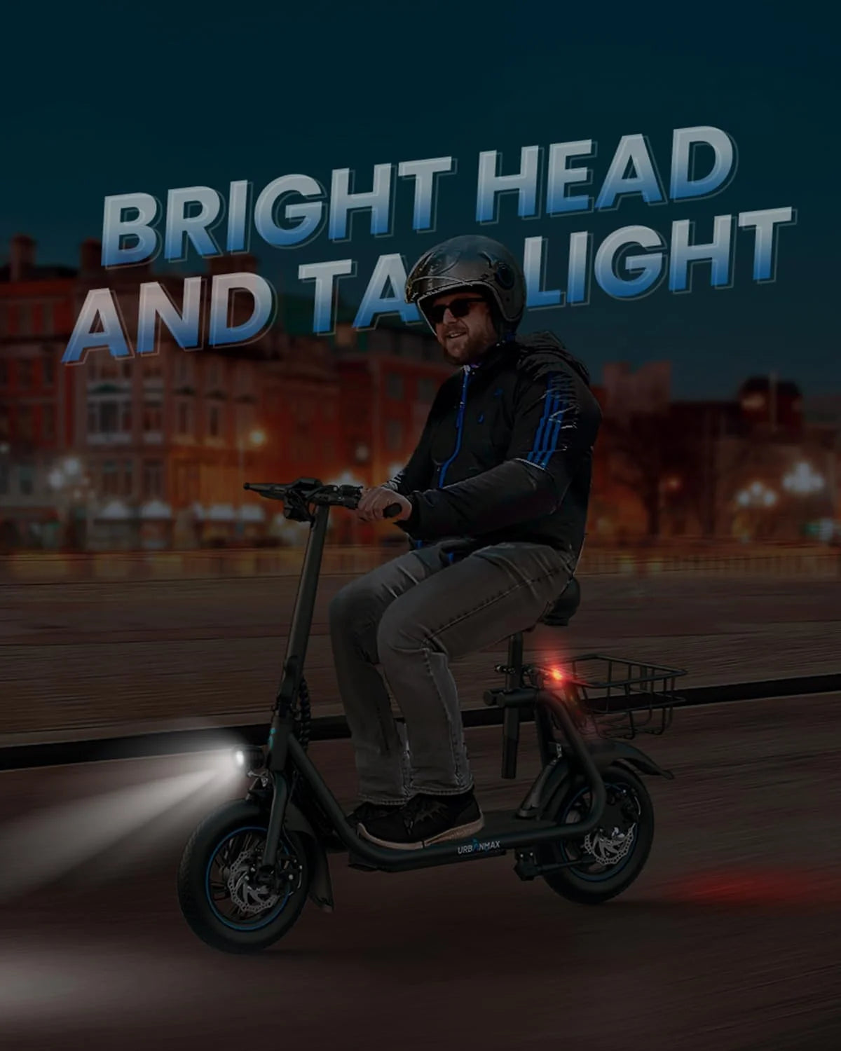 C1/C1 Pro Electric Scooter with Seat, 450W Powerful Motor up to 22/25 Miles Range, Foldable Electric Scooter for Adults Max Speed 15.5/18.6 Mph, Electric Scooter for Commuting with Basket