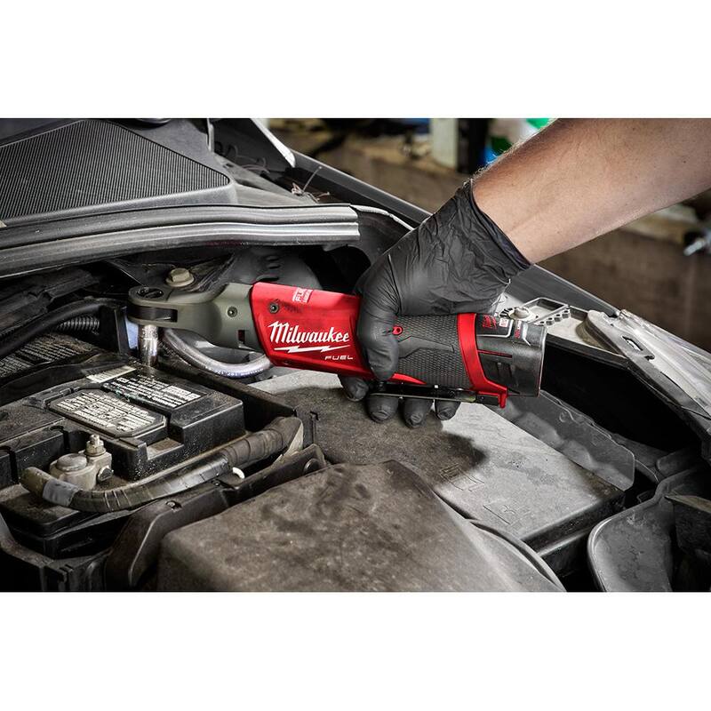 M12 FUEL 12V Lithium-Ion Brushless Cordless 3/8 in. and 1/2 in. Ratchet with Two 3.0 Ah Batteries