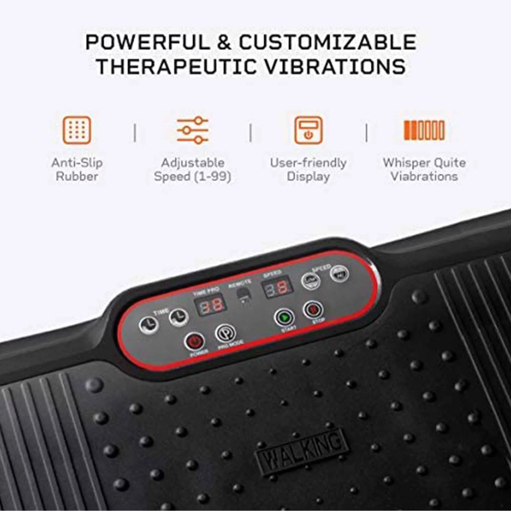 LifePro Waver Vibration Plate Home Workout Equipment for Weight Loss & Toning Muscle Exercise Machine, Black