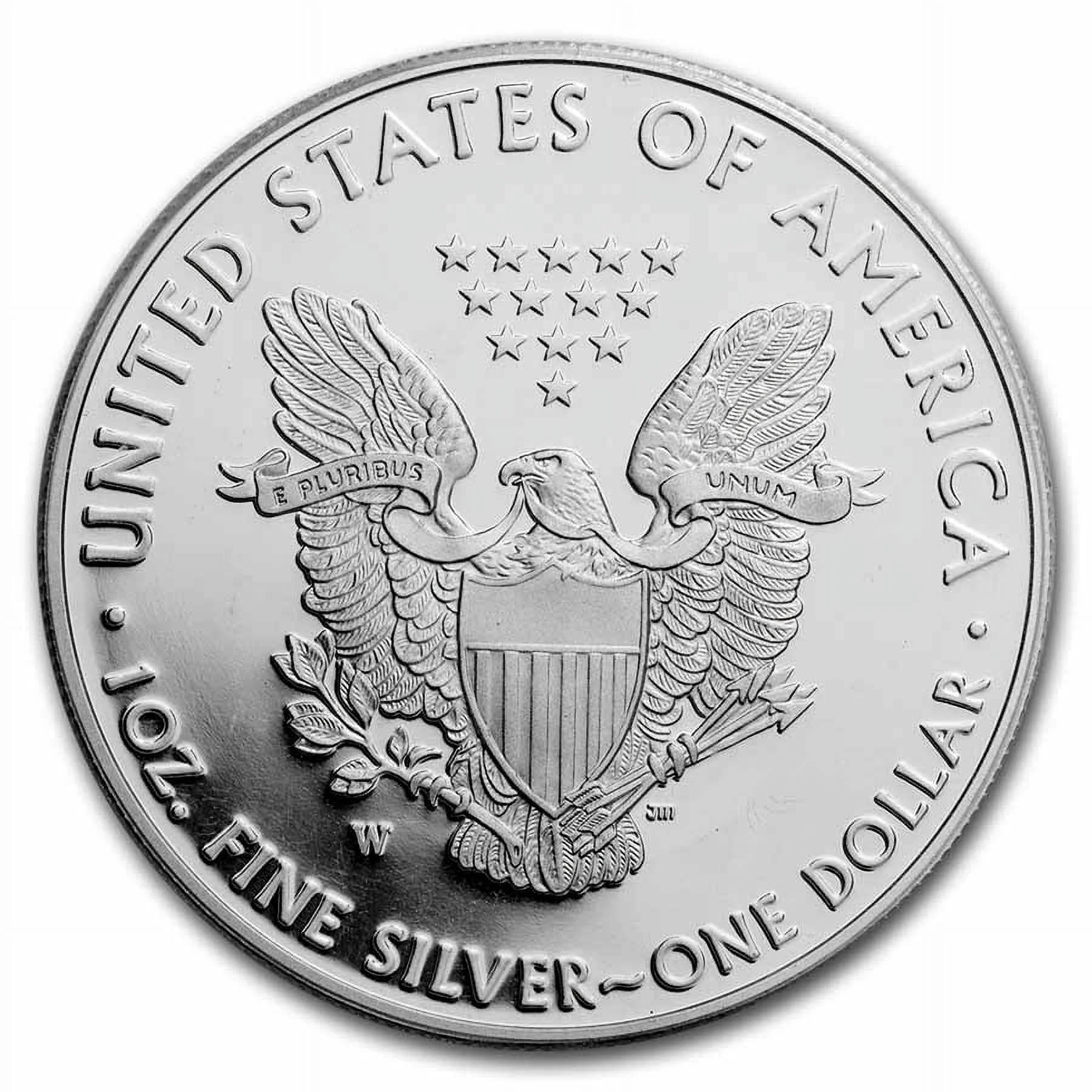 2020-W Proof Silver Eagle PR-69 PCGS (FDI, V75 Privy, WW2 Label)