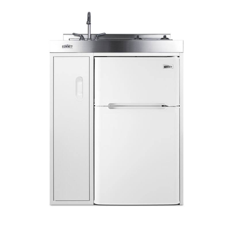30 in. Compact Kitchen in White