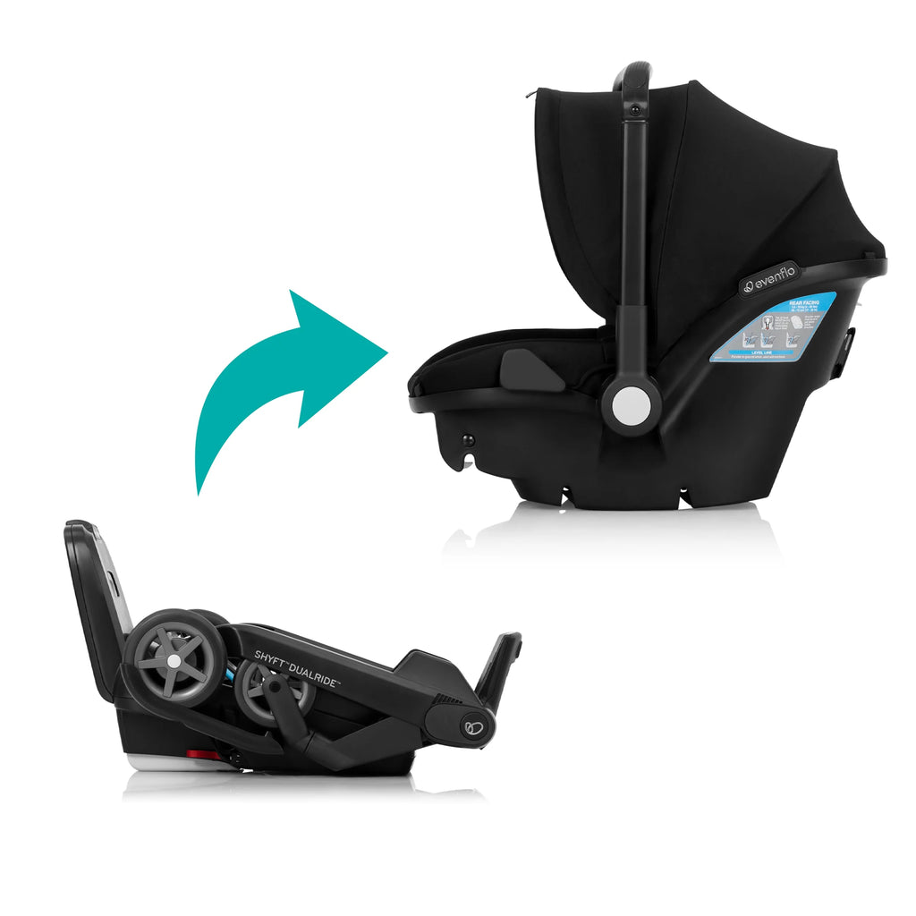 Shyft DualRide Infant Car Seat and Stroller Combo (Bryson Blue)