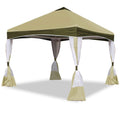 King Canopy Garden Party Backyard Gazebo 10'x10' 4-Leg, Olive Branch