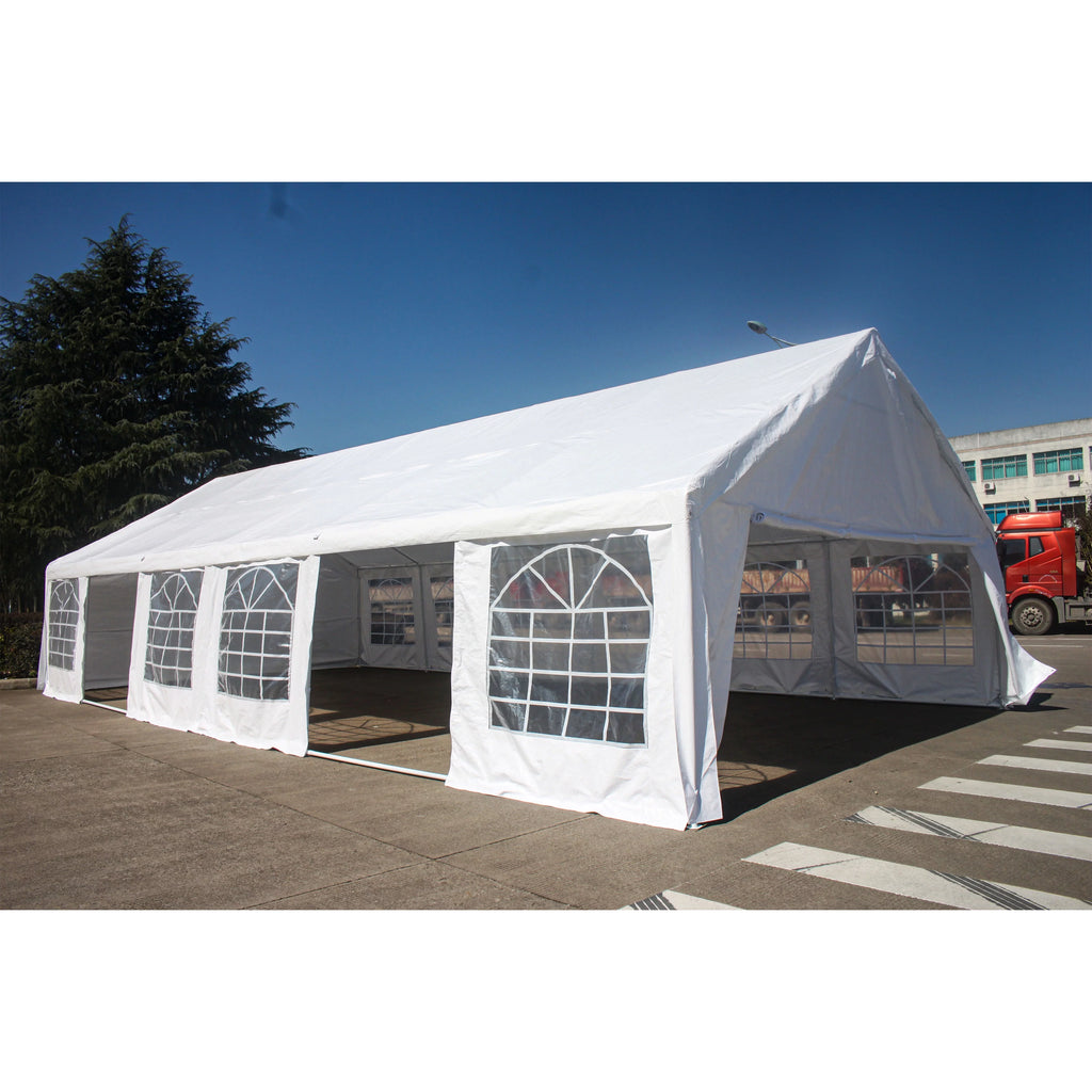 ALEKO PWT20X40 Heavy Duty Outdoor Canopy Event Tent with Windows - 20 X 40 FT - White