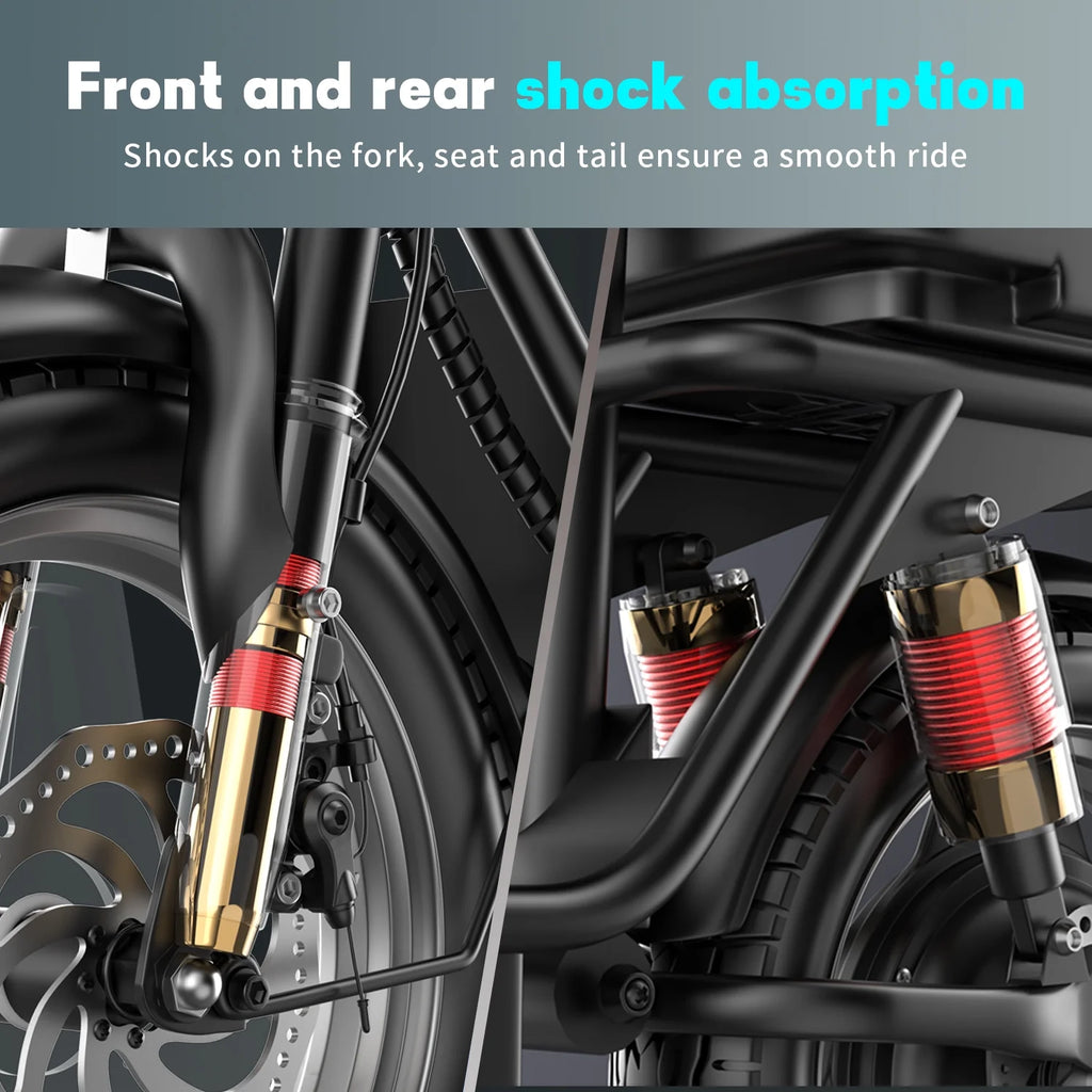 ASKGO K11 Electric Scooter Adults, 500W(650W Peak) Motor, 25mph Speed 30Miles Long Range Electric Scooter with Seat, Dual Disc Brakes, 48V 15AH E Scooter for Adults Commuter, Travel