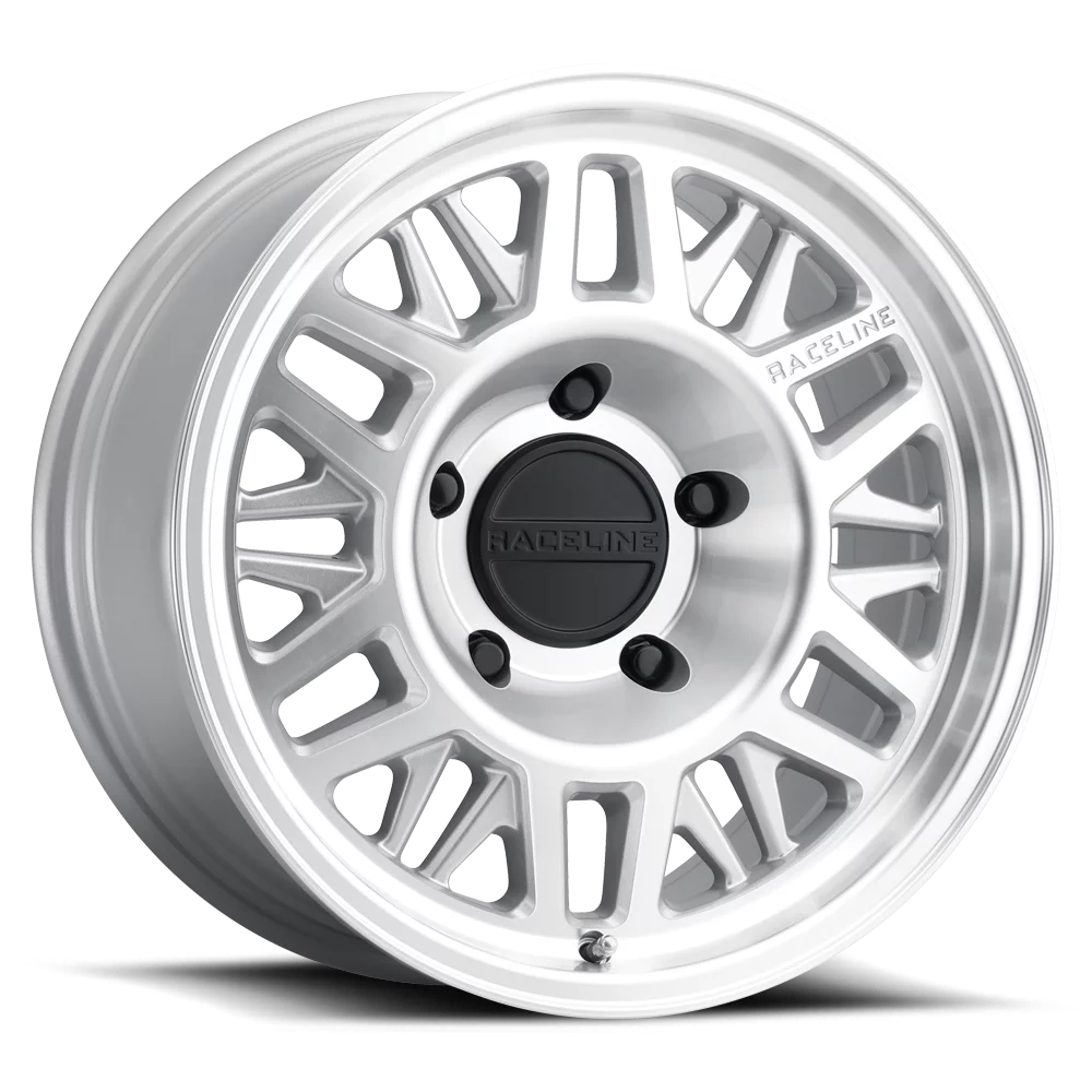 Raceline 451MC-RYNO 17" Cast Aluminum Wheel, RYNO TR MACHINED CC 17X8.5 6X139.7 0mm Fits select: 2015-2018 CHEVROLET SILVERADO K1500 LT, 2014 CHEVROLET SILVERADO K1500