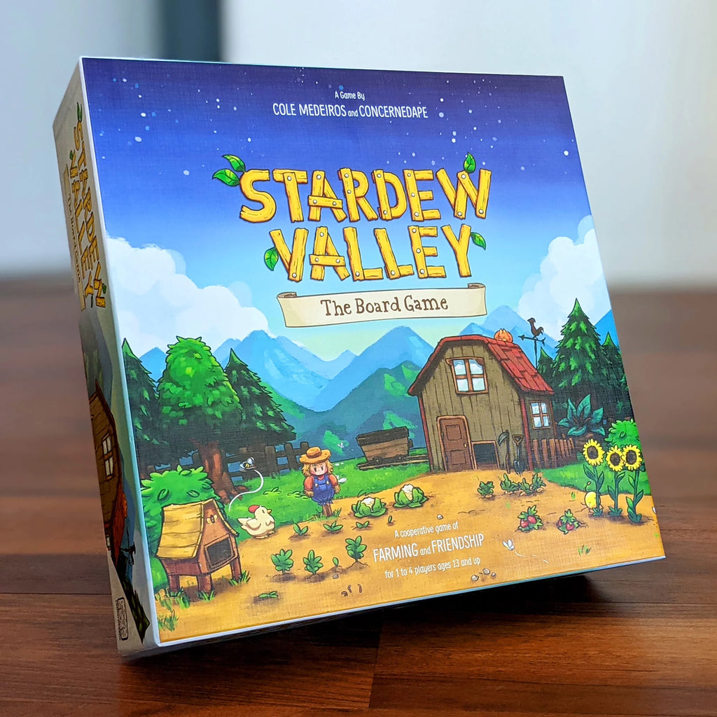 Stardew Valley: The Board Game - CONCERNEDAPE, A Cooperative Farming & Friendship Game, Based On The Video Game, Family Game Night, 1-4 Players, Ages 13+, 45 Min Per Player