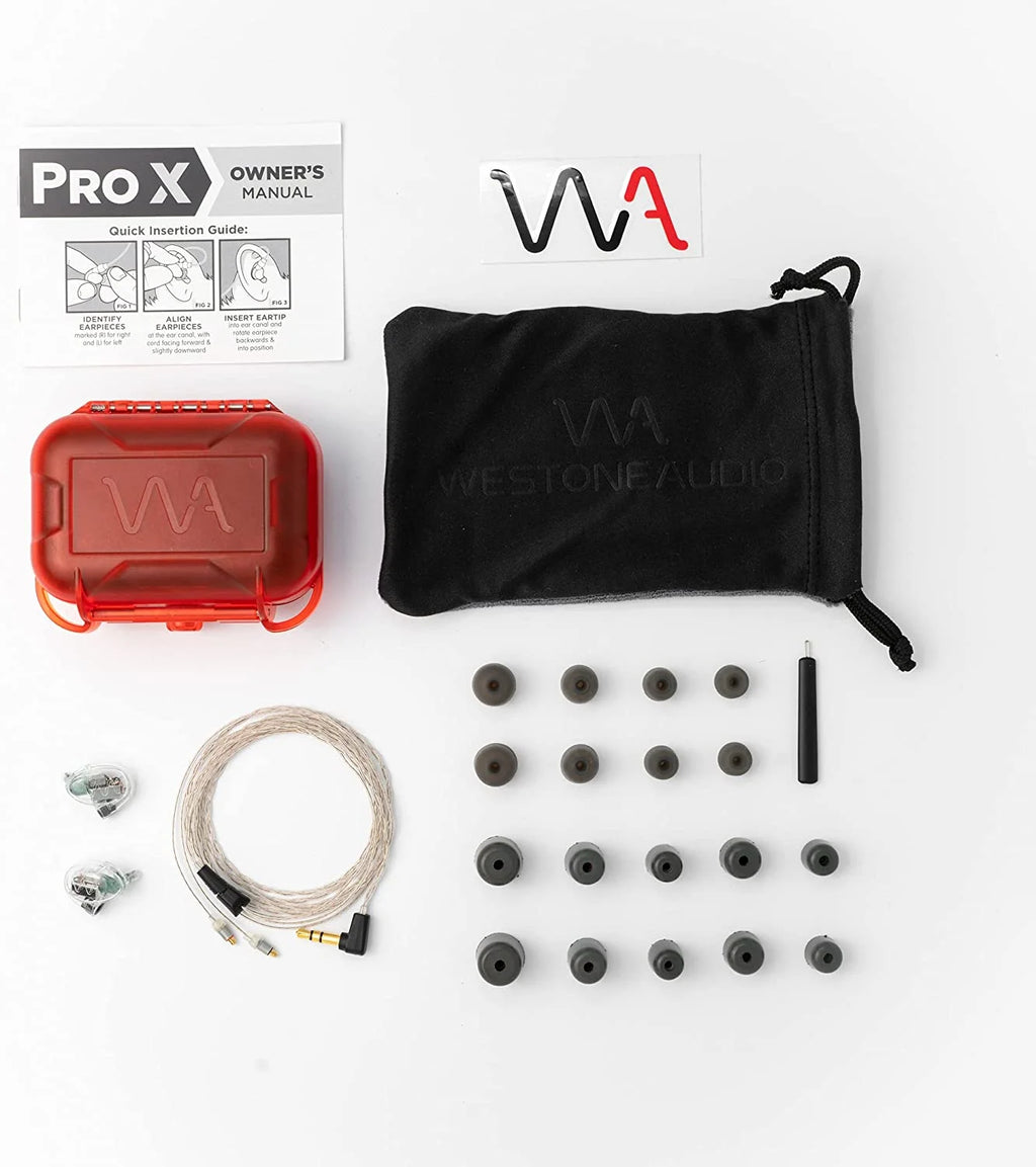 Westone Audio Pro X30 IEM Earphones - Triple Driver Noise Isolating Musician In-Ear Monitor Wired Earbuds