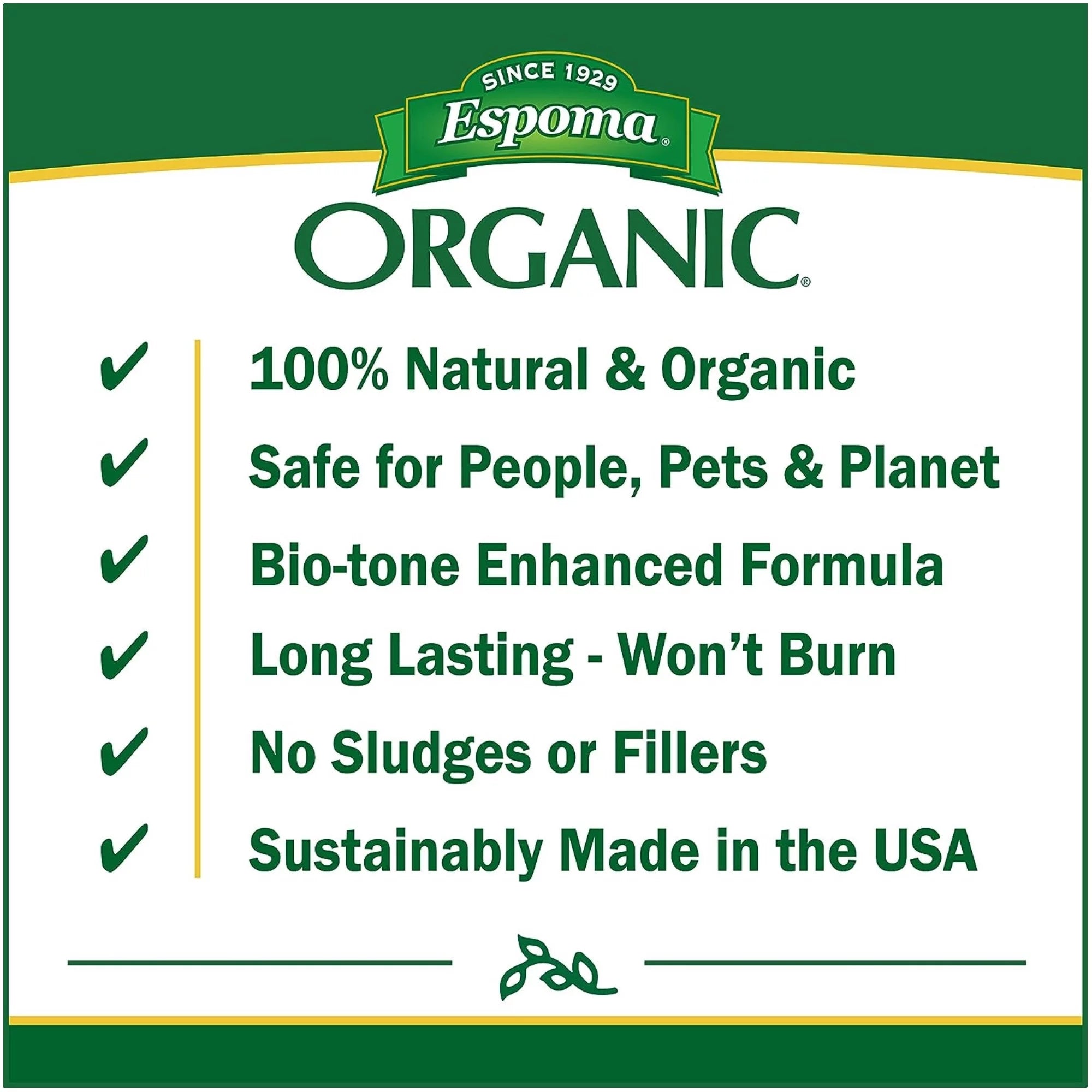 Espoma (#PT50) Organic Plant-tone All-purpose Plant Food, 5-3-3, 50# bag