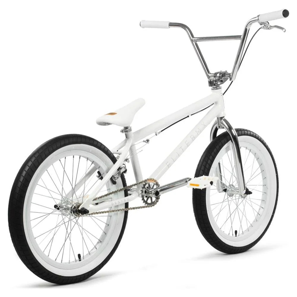 Elite BMX Bike Destro 20" White Chrome