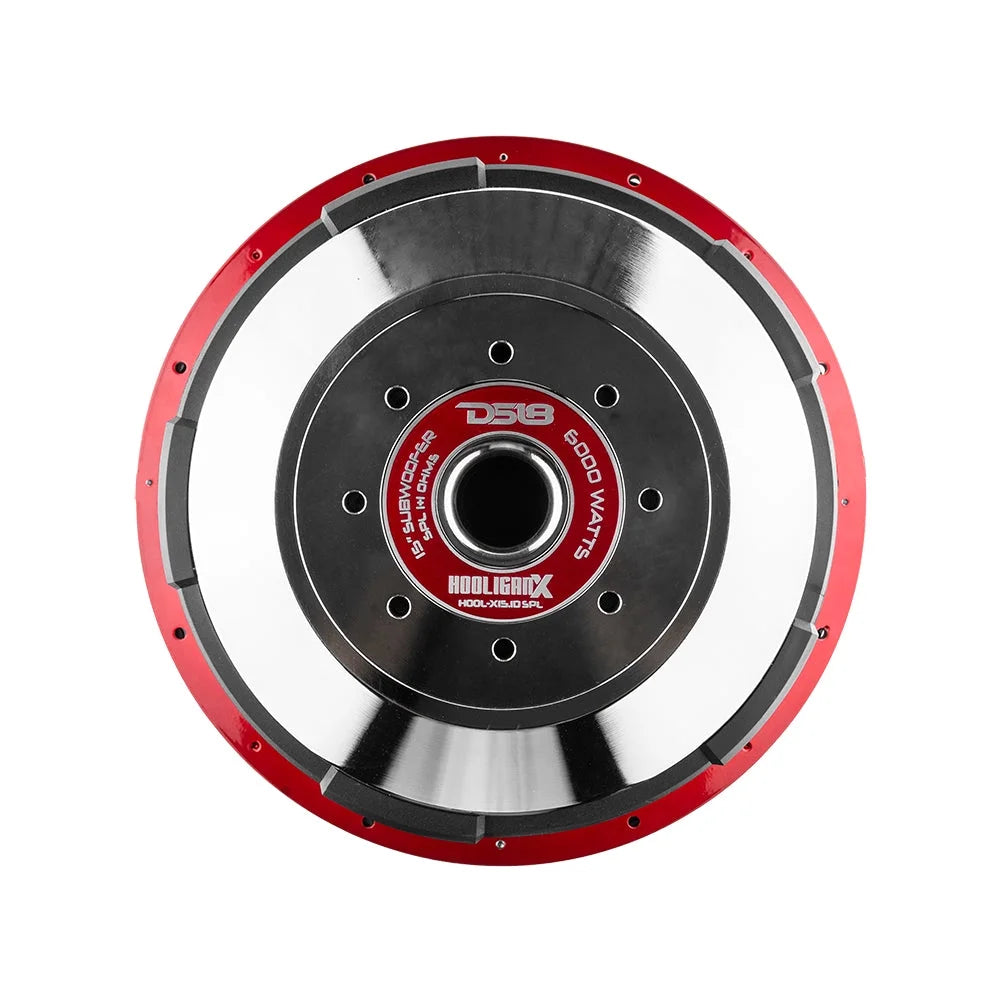 DS18 Hooligan X 15 Competition Subwoofer 6000 Watt 1 Ohm 4" DVC HOOL-X15.1DSPL