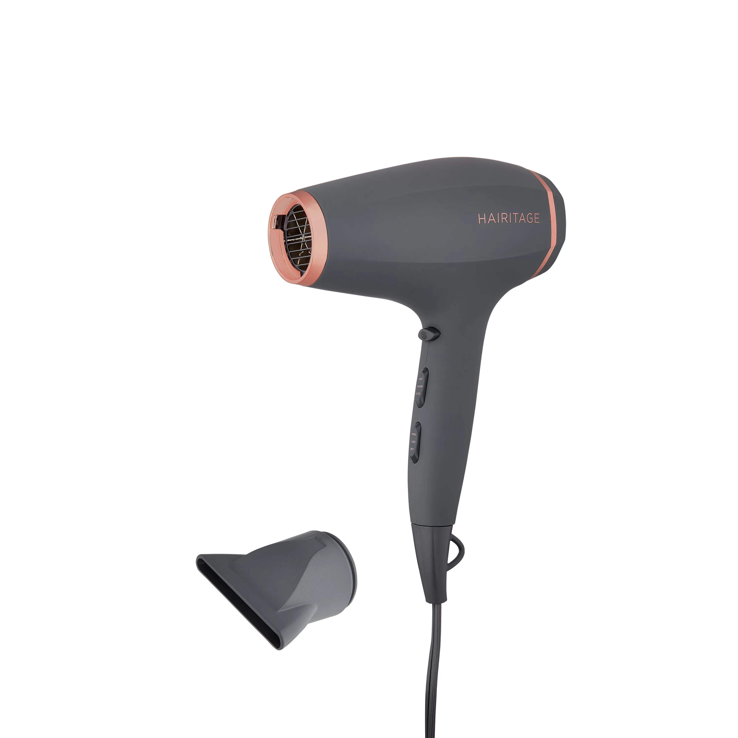 Hairitage Comin' In Hot Hair Dryer |1875 Watts Ionic Hair Dryer for Frizz Control & Shine | Powerful Blow Dryer for All Hair Types