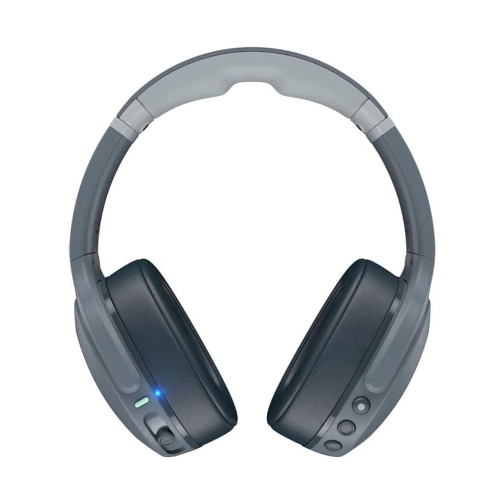 Skullcandy Crusher EVO True Wireless Bluetooth Over Ear Headphone Bundle with Premium Deluxe Carrying Case (Gray)