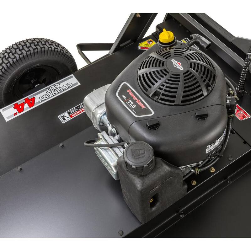 44 in. 11.5-HP Briggs and Stratton Pull-Behind Rough Cut Lawn Mower