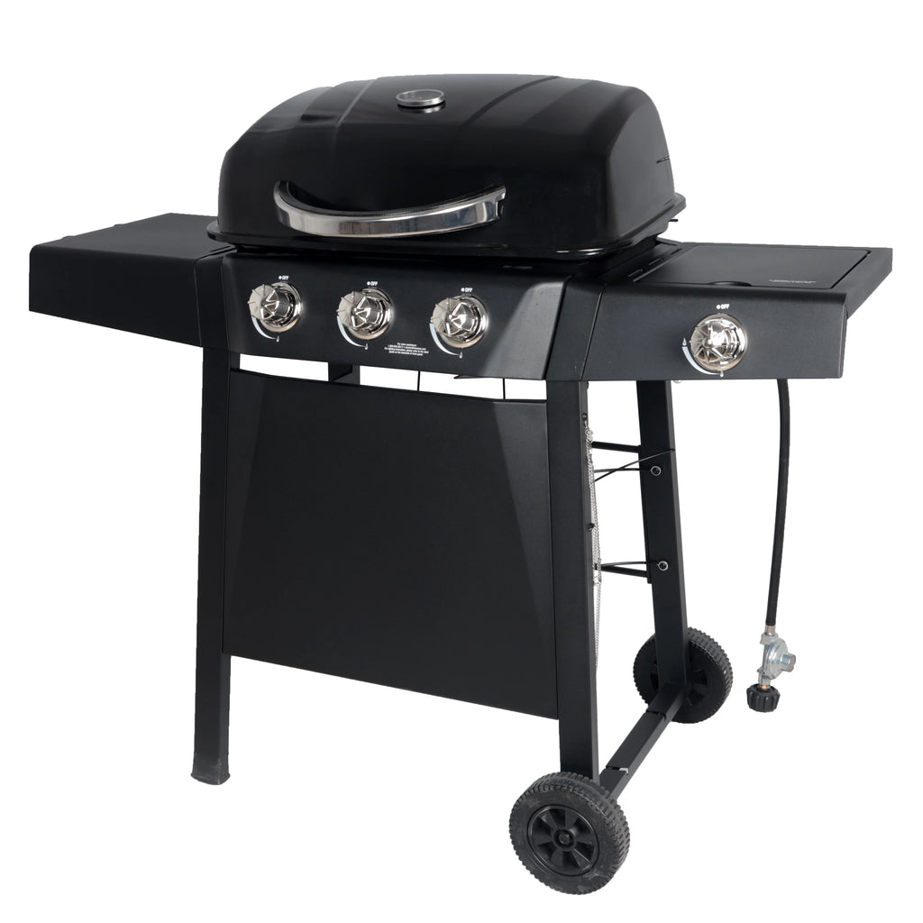 RevoAce 4 Burner Propane Gas Grill Including a Side Burner, Red Sedona, GBC1729WRS