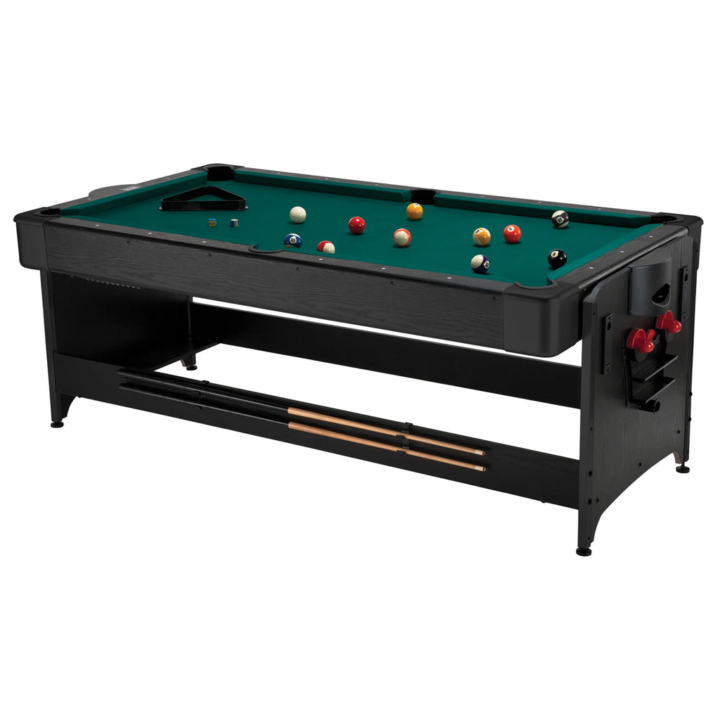 Fat Cat Pockey 7' 2-in-1 Billiards and Air Hockey Game Table