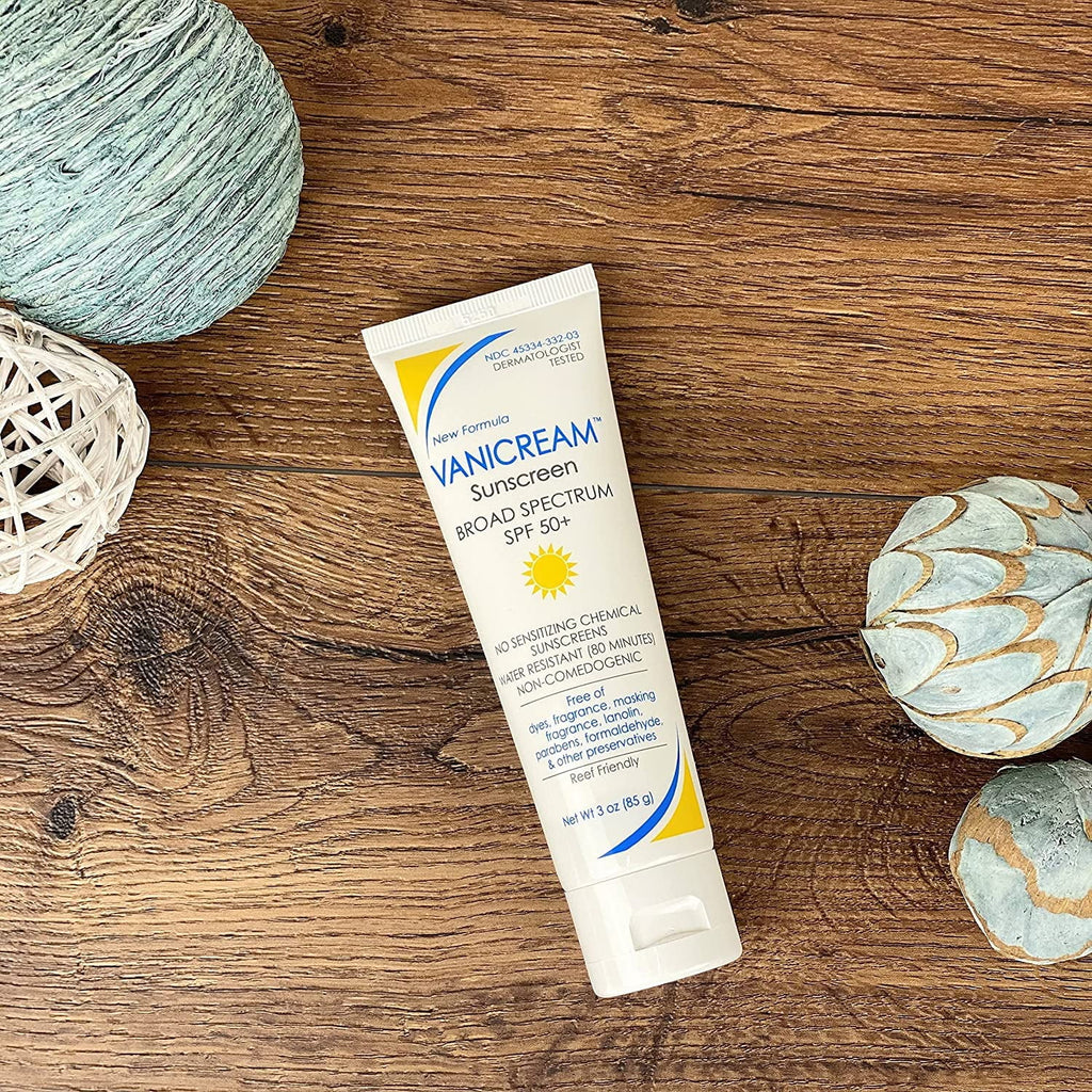 Vanicream, Sunscreen Broad Spectrum Spf 50+ 3 Ounce (Pack Of 2).