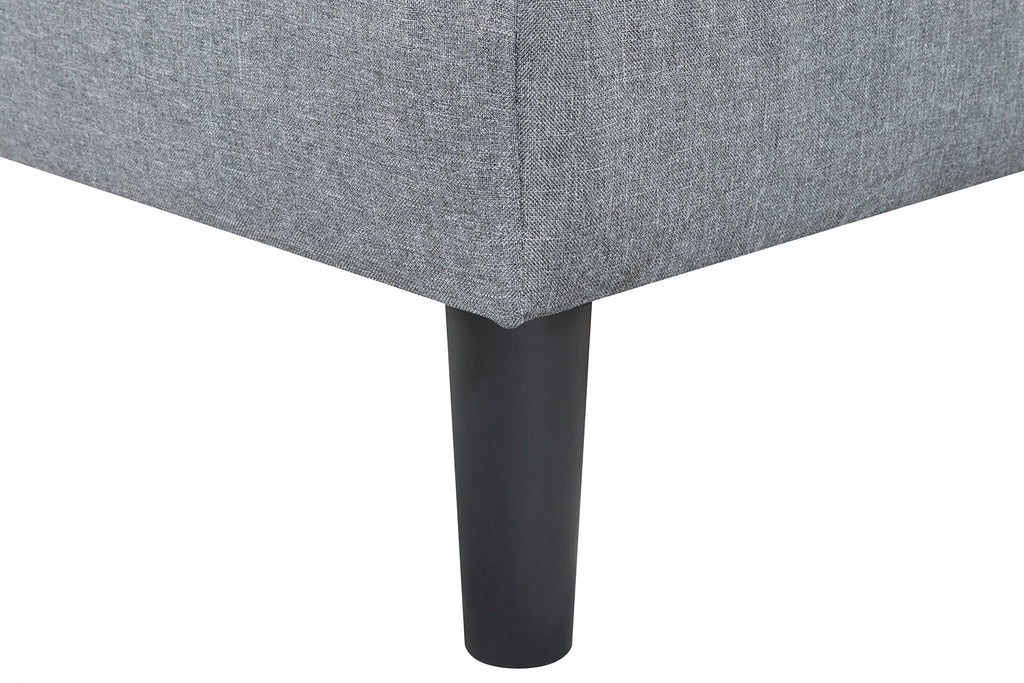 Mainstays Studio Futon, Gray Linen Upholstery