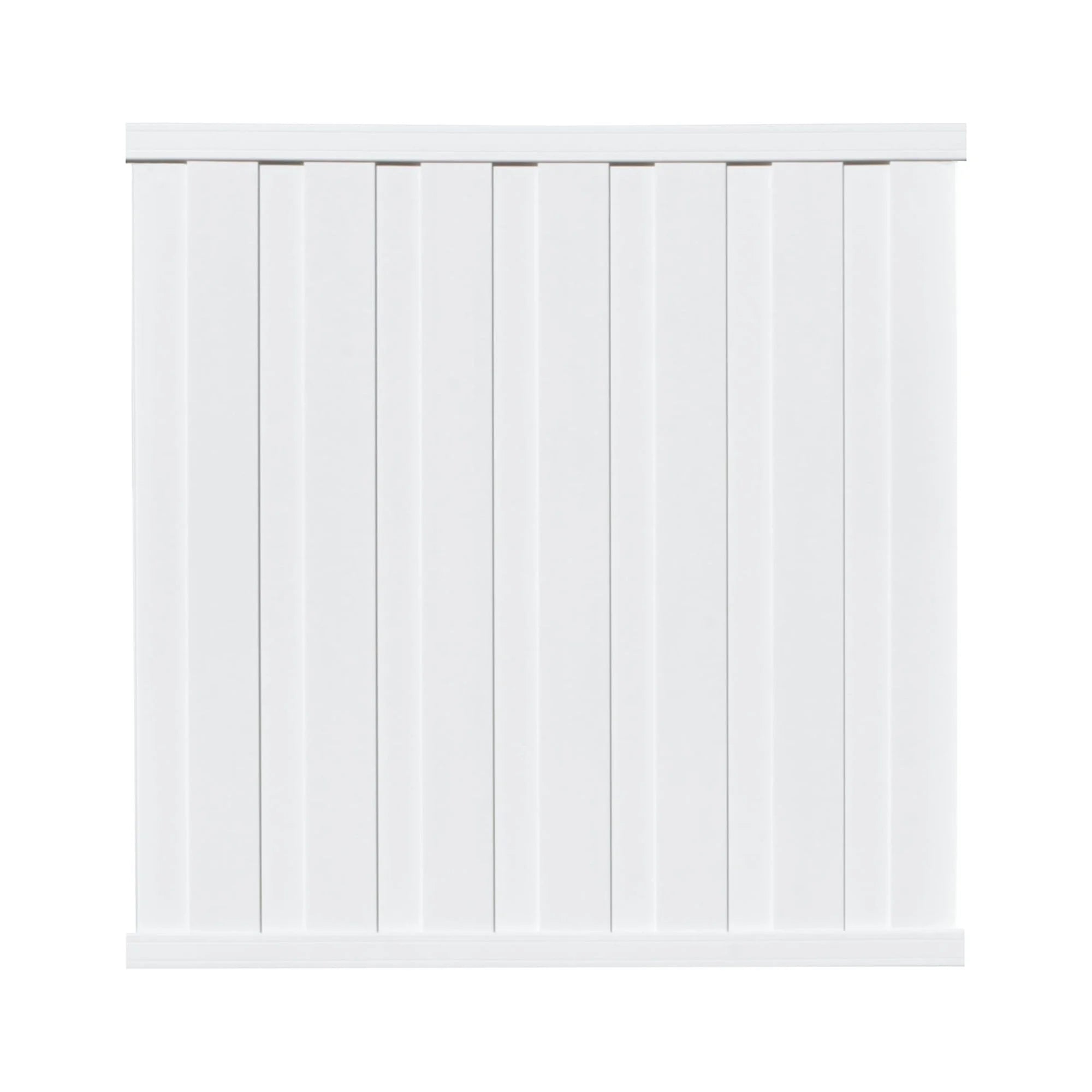 Bridgeport 6 ft. x 6 ft. White Vinyl Privacy Fence Panel