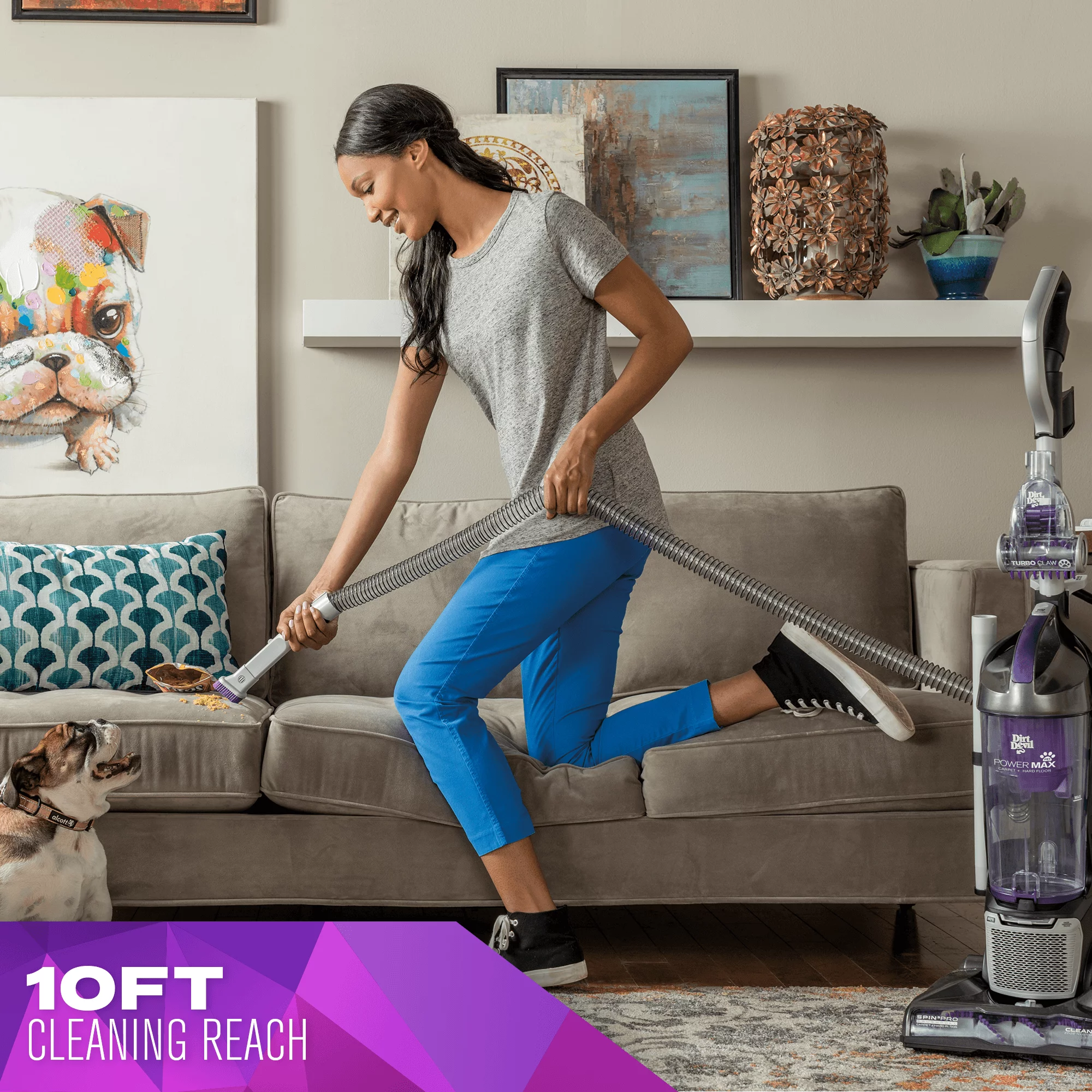 Dirt Devil Power Max Pet Upright Vacuum Cleaner, UD76710