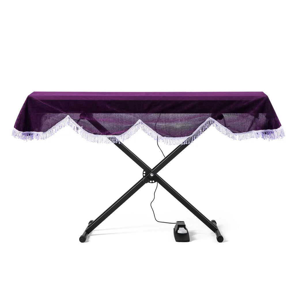 MUSTAR Weighted Digital Keyboard Piano 88 Keys Hammer Action with Stand, Bluetooth, Portable Case, Sustain Pedal (White)