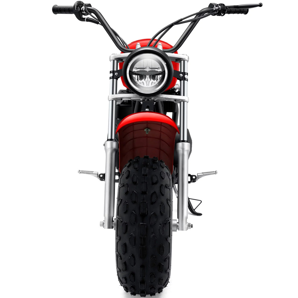 MotoTec 200cc 6.5HP Trailcross Gas Powered Mini Bike Red