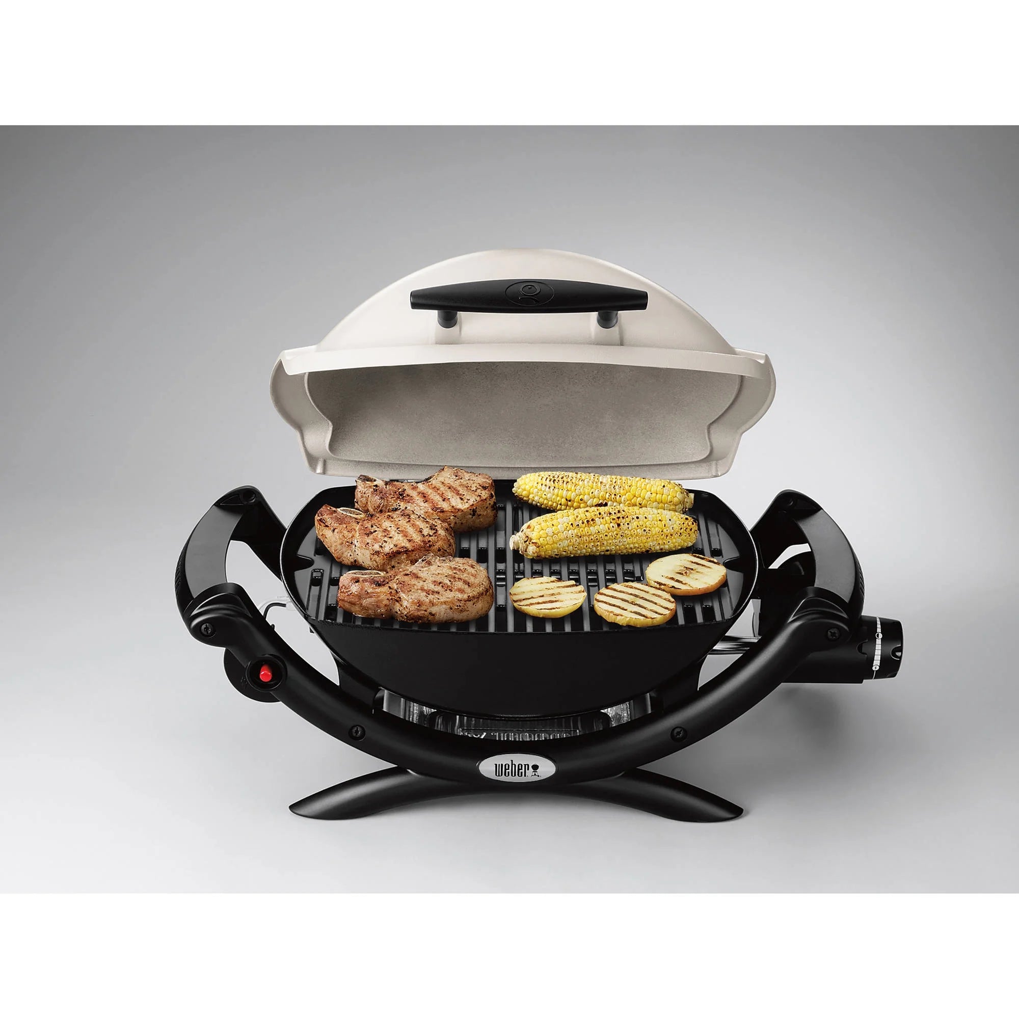 Weber Q 1000 1-Burner Portable Gas Grill, Titanium